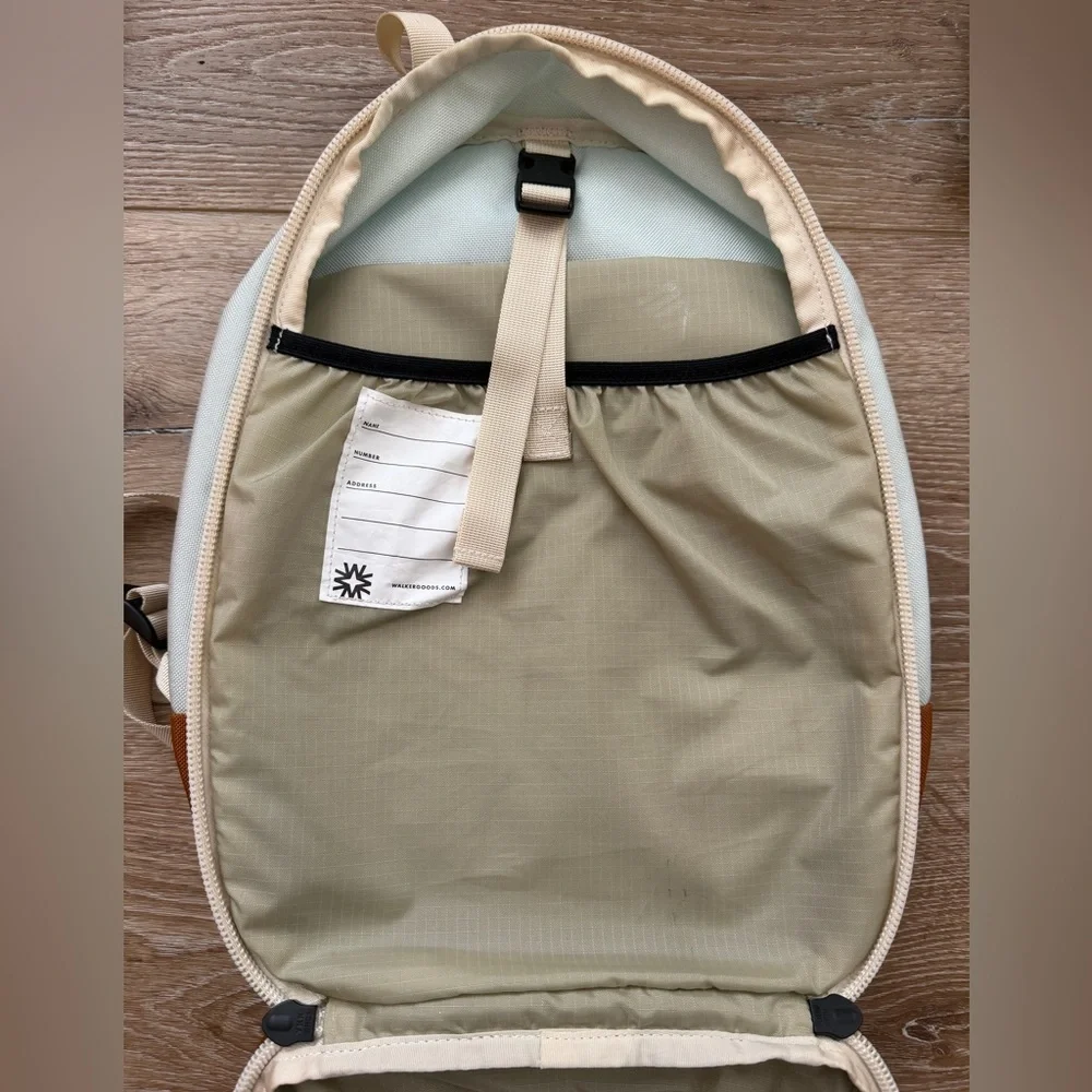 Stylish Two-Tone Backpack - Picture 3 of 7